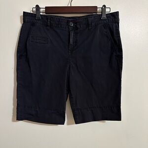 Calvin Klein Jeans Distressed Black Cotton Shorts, Size 10